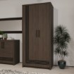 Forte Шкаф для одежды L, EUFS821L-D131 - Home Club, изображение 2