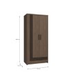 Forte Шкаф для одежды L, EUFS821L-D131 - Home Club, изображение 12
