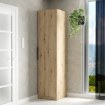 Forte Вузька шафа-колонка з полицями Cadixo, дуб Artisan, CDXS81-D78 - Home Club