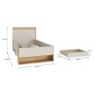 Forte Каркас ліжка, WEXL1092-M820 - Home Club, зображення 7