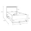 Forte Каркас ліжка, WEXL1092-M820 - Home Club, зображення 8
