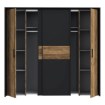 Forte Шафа 210 см Hayato Чорний/Альпійська ялина, JBMS32331-M215 - Home Club, зображення 3