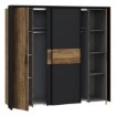 Forte Шафа 210 см Hayato Чорний/Альпійська ялина, JBMS32331-M215 - Home Club, зображення 5
