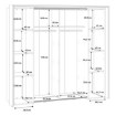 Forte Шафа 210 см Hayato Чорний/Альпійська ялина, JBMS32331-M215 - Home Club, зображення 8