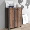 Forte Шкафчик 90 см Clif Old – Винтажное дерево/бетон, CLFR325-C546 - Home Club