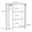 Forte Шкафчик 90 см Clif Old – Винтажное дерево/бетон, CLFR325-C546 - Home Club, изображение 6