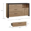 Forte Комод P, DQLK221-M265 - Home Club, зображення 8
