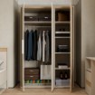 Forte Шафа 130 см Wexlin Пісочний/Дуб Mauvella, WEXS831-M820 - Home Club, зображення 2