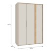 Forte Шафа 130 см Wexlin Пісочний/Дуб Mauvella, WEXS831-M820 - Home Club, зображення 8