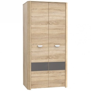 Forte Шафа 90 см Yoop Дуб Сонома/Сірий, YPS82-Q41 - Home Club