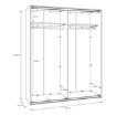 Forte Шафа для одягу, SSQS82411-C04 - Home Club, зображення 8
