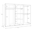 Forte Шафа для одягу, LSQS863M-U60 - Home Club, зображення 10