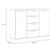 Forte Скандинавский комод 130 см Winnie, WNK26-C830 - Home Club, изображение 7
