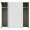 Forte Розсувна шафа 200 см Schach&amp;matt, біла, SHMS32231-120 - Home Club, зображення 3