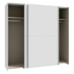 Forte Розсувна шафа 200 см Schach&amp;matt, біла, SHMS32231-120 - Home Club, зображення 5