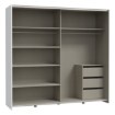 Forte Розсувна шафа 200 см Schach&amp;matt, біла, SHMS32231-120 - Home Club, зображення 6