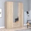 Forte Шафа з дзеркалом і шухлядами 150 см Cadixo Дуб Сонома, CDXS83S-D30 - Home Club