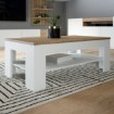 Forte Прямокутний журнальний столик з поличкою 110x60 см Lewisville Secret Grey/Дуб Валенсія, CFTT5016-M830 - Home Club