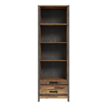 Forte Стелаж із шухлядами Clif Old – Wood Vintage/Бетон, CLFR713-C546 - Home Club