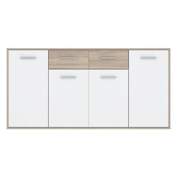 Forte Комод 165 см Antuza Білий/Дуб Сонома, NTU241-Q45F - Home Club