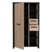 Forte Шафа 90 см з висувними ящиками Black Hill «Слива» Comano/Чорний, BLHS5211-C876 - Home Club, зображення 3