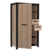 Forte Шафа 90 см з висувними ящиками Black Hill «Слива» Comano/Чорний, BLHS5211-C876 - Home Club, зображення 5