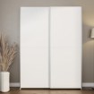 Forte Розсувна шафа 150 см, біла, HMNS72231-120 - Home Club, зображення 3
