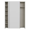 Forte Розсувна шафа 150 см, біла, HMNS72231-120 - Home Club, зображення 5