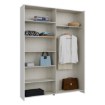 Forte Розсувна шафа 150 см, біла, HMNS72231-120 - Home Club, зображення 9