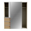 Forte Шкаф-купе с зеркалом и ящиками, 170 см, Winn 2, дуб Artisan/белый, W2QS8233S-C830 - Home Club, изображение 3