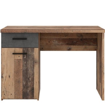 Forte Вінтажний лофт-стіл 110x60 см із шухлядою та шафкою, WNB935-C754 - Home Club