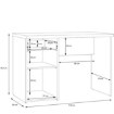 Forte Письменный стол в стиле винтаж-лофт 110x60 см с ящиком и тумбой, WNB935-C754 - Home Club, изображение 9
