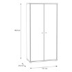 Forte Шафа для одягу, T2KK521-H51 - Home Club, зображення 6