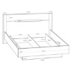 Forte Каркас ліжка з підйомним матрацом, EDWL1163-M820 - Home Club, зображення 9