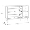 Forte Комод R, HLTK221REC-D108 - Home Club, зображення 8