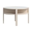 Forte Круглый журнальный столик с полкой 75x75 см Tobago, песочный, CFTT5024-U60 - Home Club, изображение 2
