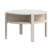 Forte Круглый журнальный столик с полкой 75x75 см Tobago, песочный, CFTT5024-U60 - Home Club, изображение 3