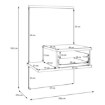 Forte Приліжкова тумба P, BLQL015RT-M820 - Home Club, зображення 8