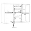 Forte Комод 120 см Antuza, дуб Artisan/чёрный, NTU231-M712 - Home Club, изображение 8