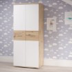 Forte Шафа 80 см Winnie Дуб Artisan/Білий, WNS92-C830 - Home Club