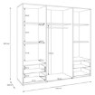 Forte Шафа для одягу, MKSS841-M946 - Home Club, зображення 11