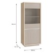 Forte Шафа-вітрина, FCRV612B-Q288 - Home Club, зображення 11