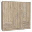 Forte Шафа 210 см із шухлядами Jupiter, дуб «Сонома», JPTS86-D30F - Home Club, зображення 4