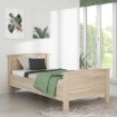Forte Односпальне ліжко 100x200 см Gloria, дуб «Сонома», GLRL10-D30 - Home Club