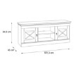 Forte Тв-тумба 160 см Encanto, белая сосна, ENCT233-S13 - Home Club, изображение 5