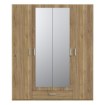Forte Шкаф с зеркалом высотой 180 см и ящиком Econobox 2, дуб Mauvella, ECBS944-D108 - Home Club, изображение 2