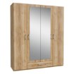 Forte Шкаф с зеркалом высотой 180 см и ящиком Econobox 2, дуб Mauvella, ECBS944-D108 - Home Club, изображение 4