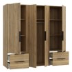 Forte Шафа 210 см із шухлядами Orkney, дуб Mauvella, OKYS841-D108 - Home Club, зображення 8