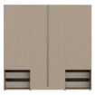 Forte Шафа 210 см із шухлядами Orkney, дуб Mauvella, OKYS841-D108 - Home Club, зображення 11