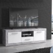 Forte Тумба під телевізор 150 см Baccio, бетон/білий, BCCT134-C264 - Home Club